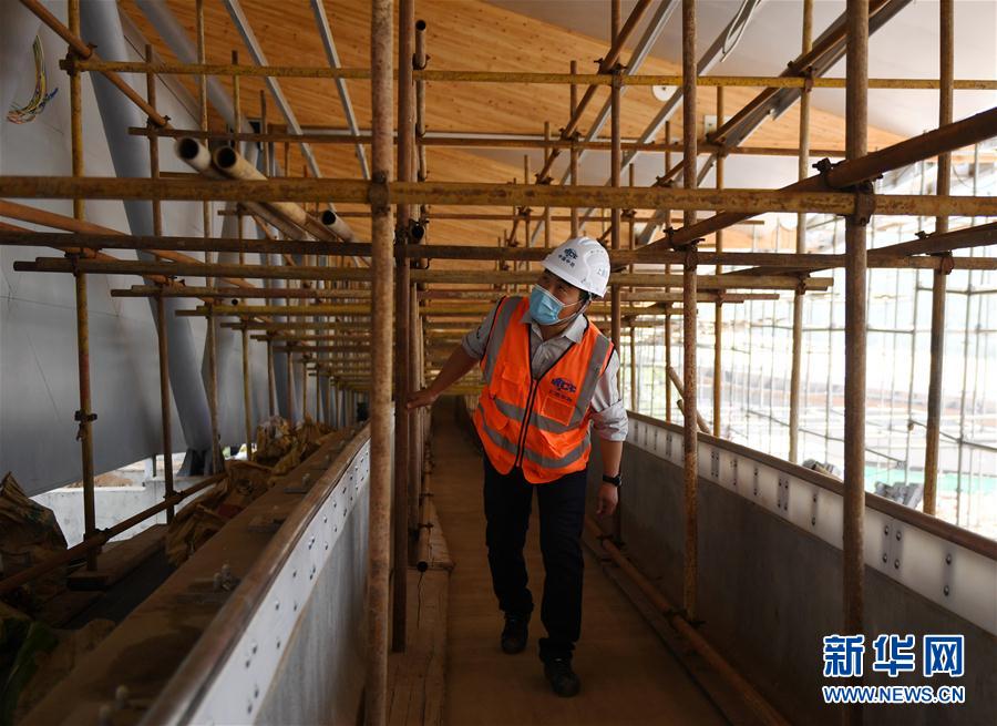 (体育)(7)探访2022北京冬奥会场馆建设现场